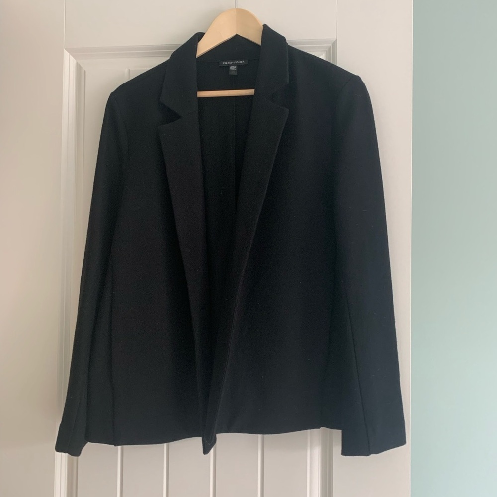 Eileen Fisher Classic Black Blazer